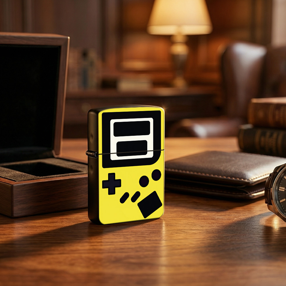 Retro.Gaming Console Yellow - Isqueiros retrô com design de console