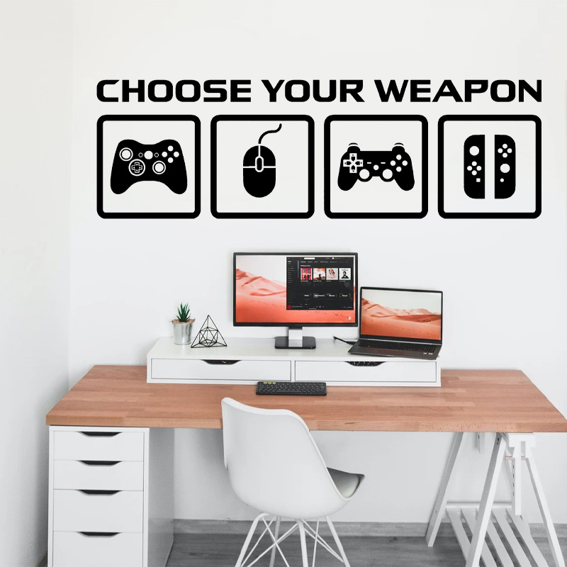 Gaming Console Wallpaper - Decalque De Parede Para A Decoração