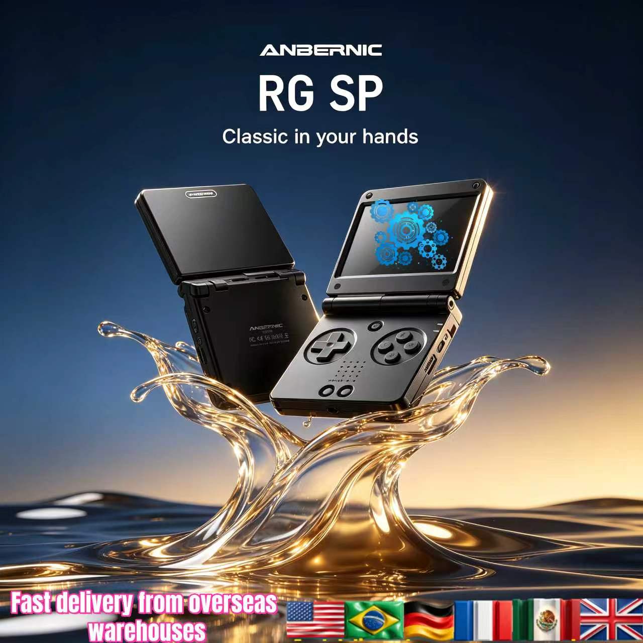 Gaming Console In Chinese - Console de jogos portátil Anbernic RGSP