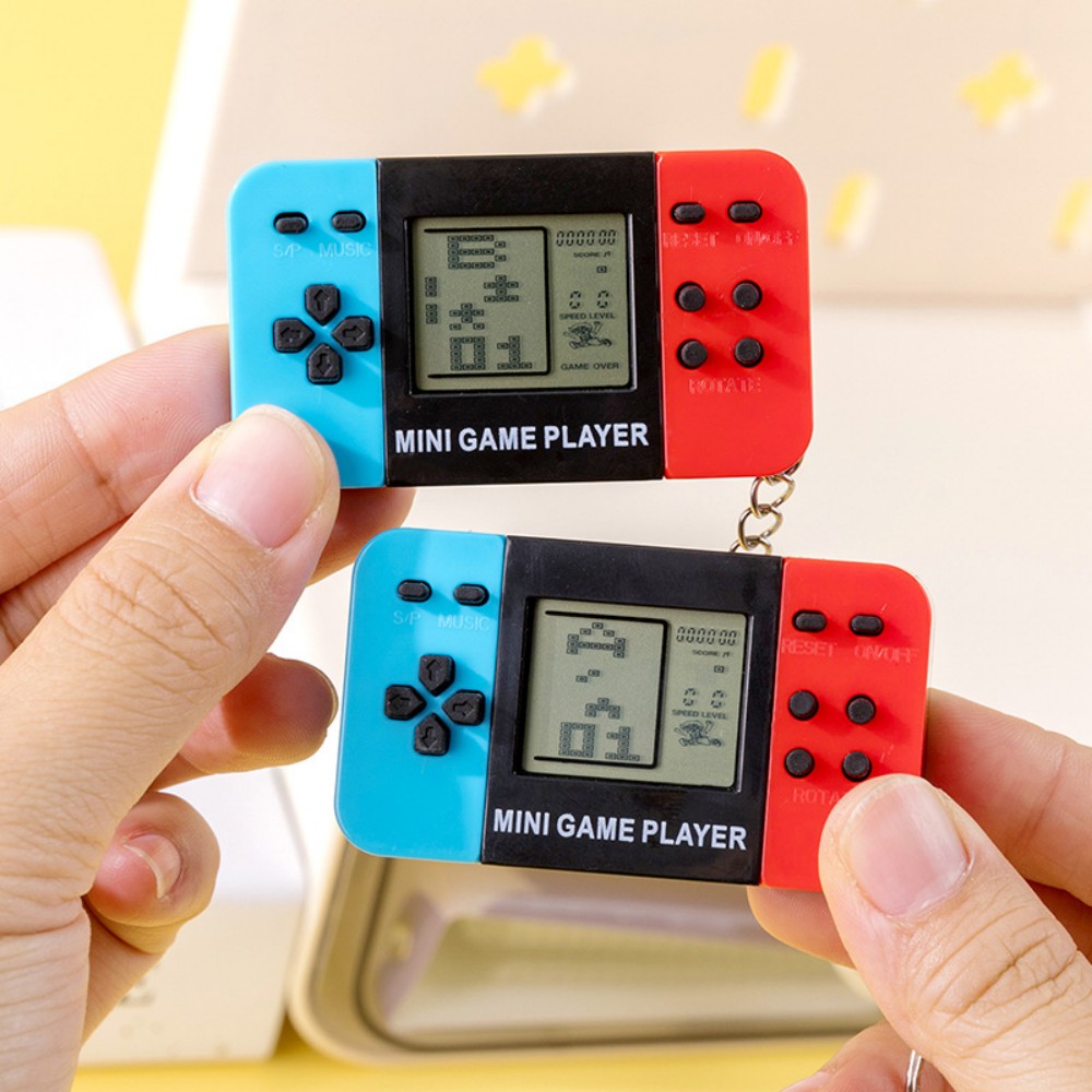 Gaming Console Keychain - Console de Jogo Portátil Clássico Tetris,