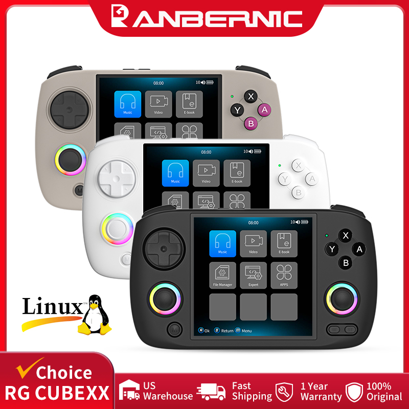 Gaming Console In Chinese - ANBERNIC RG CubeXX Console de jogos