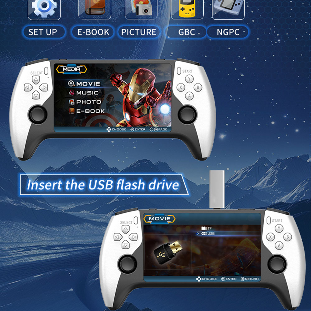 Novo Console de Jogos Portátil - Gaming Console In Chinese avaliação e preço