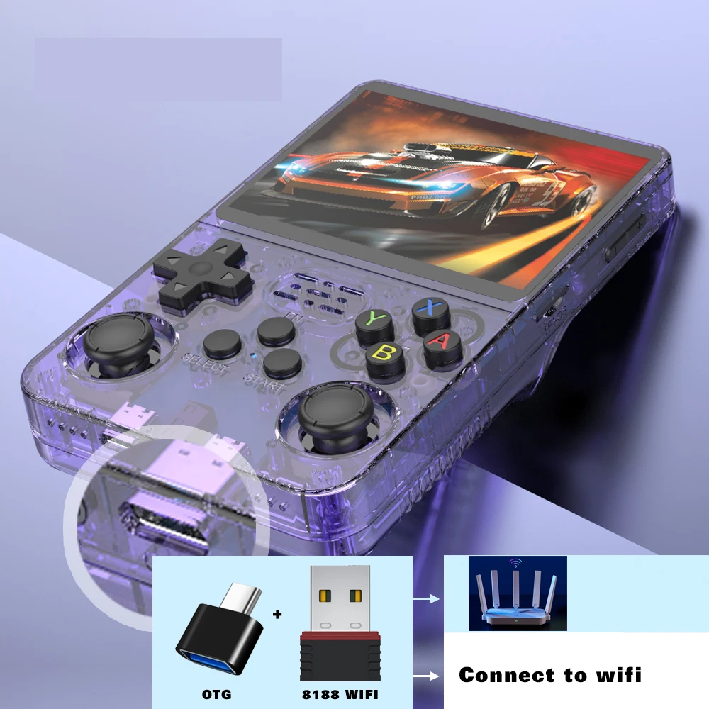 R36S (WiFi) RTL8188FTV USB Don - Gaming Console R36H avaliação e preço