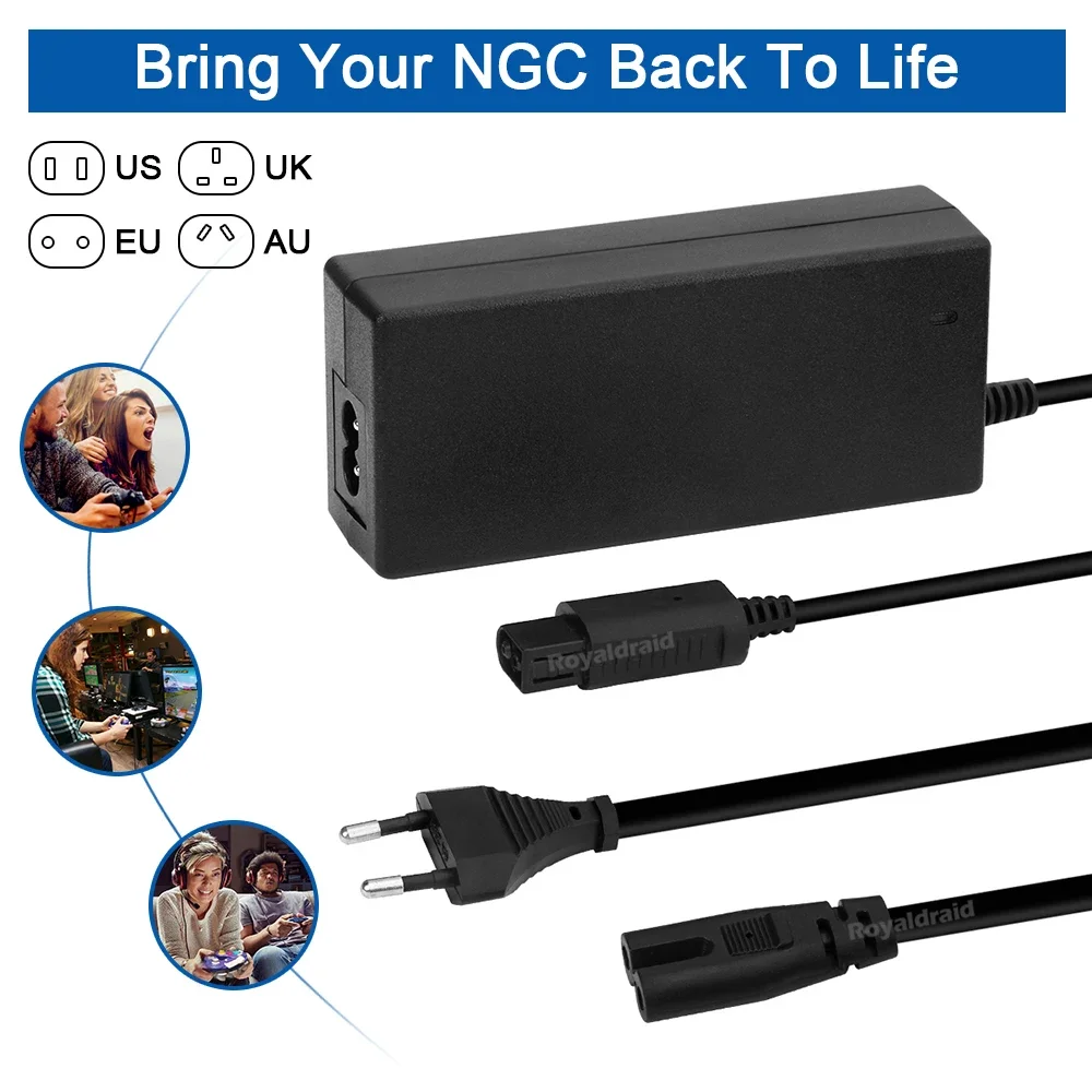 Adaptador de Energia AC EU/US/ - Gaming Console Uk avaliação e preço