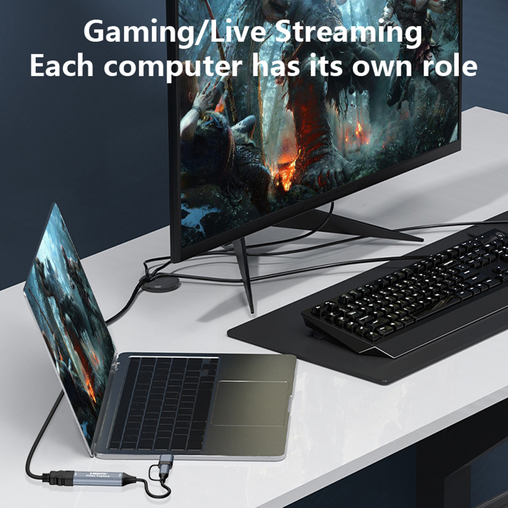 4k 2 em 1 usb 2.0 placa de cap - Gaming Console With Phone avaliação e preço