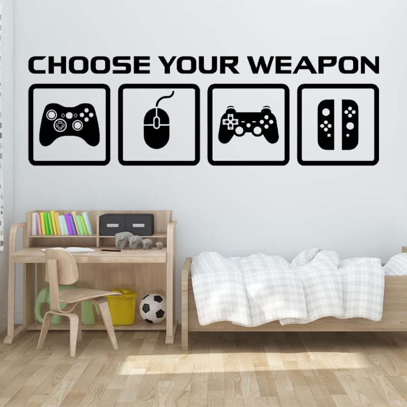Decalque De Parede Para A Deco - Gaming Console Wallpaper avaliação e preço