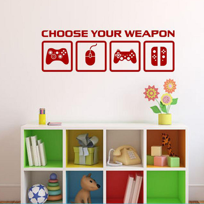 Decalque De Parede Para A Deco - Gaming Console Wallpaper avaliação e preço