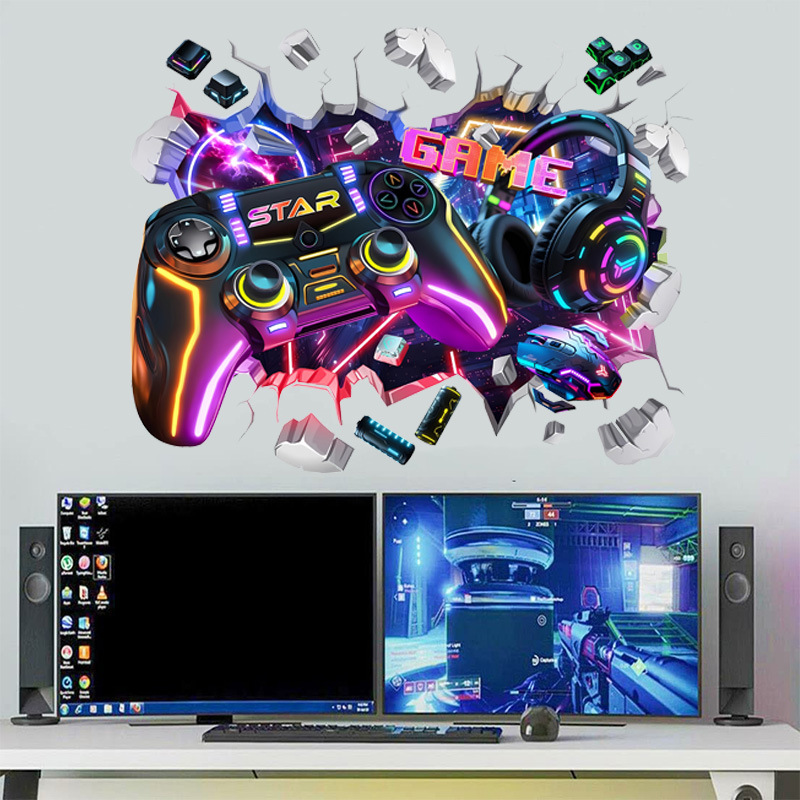 Adesivos de Vinil Grandes para - Gaming Console Wallpaper avaliação e preço