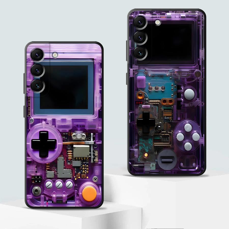 Capa Protetora Roxa para Celul - Gaming Console With Phone avaliação e preço