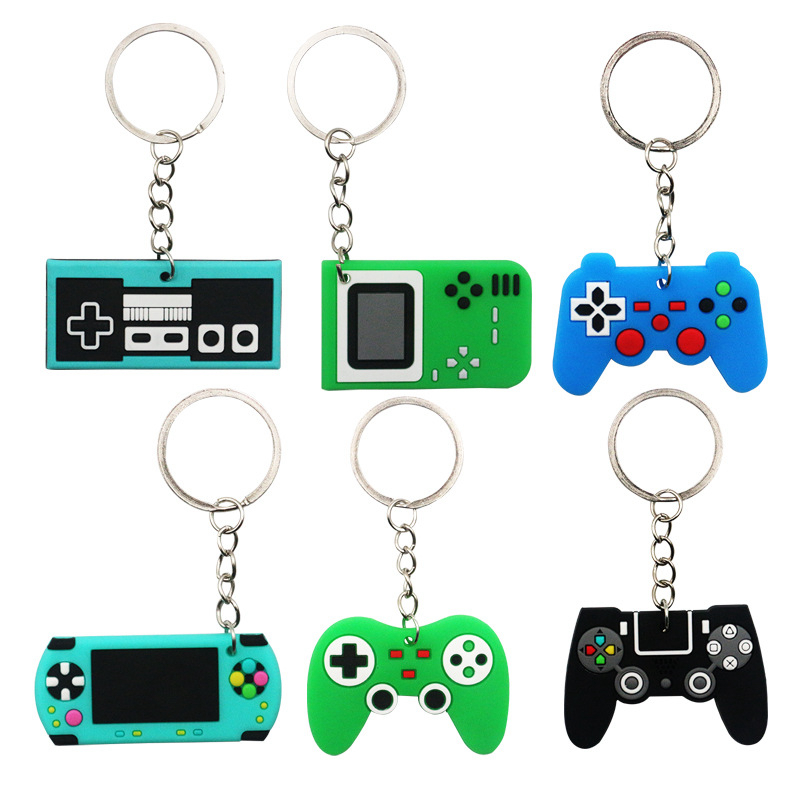 6/12 pçs pvc chaveiro gamepad  - Gaming Console Keychain avaliação e preço