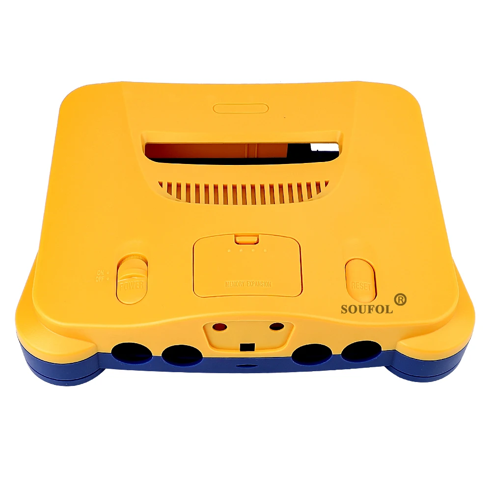Limitado amarelo azul para n64 - Retro.Gaming Console Yellow avaliação e preço