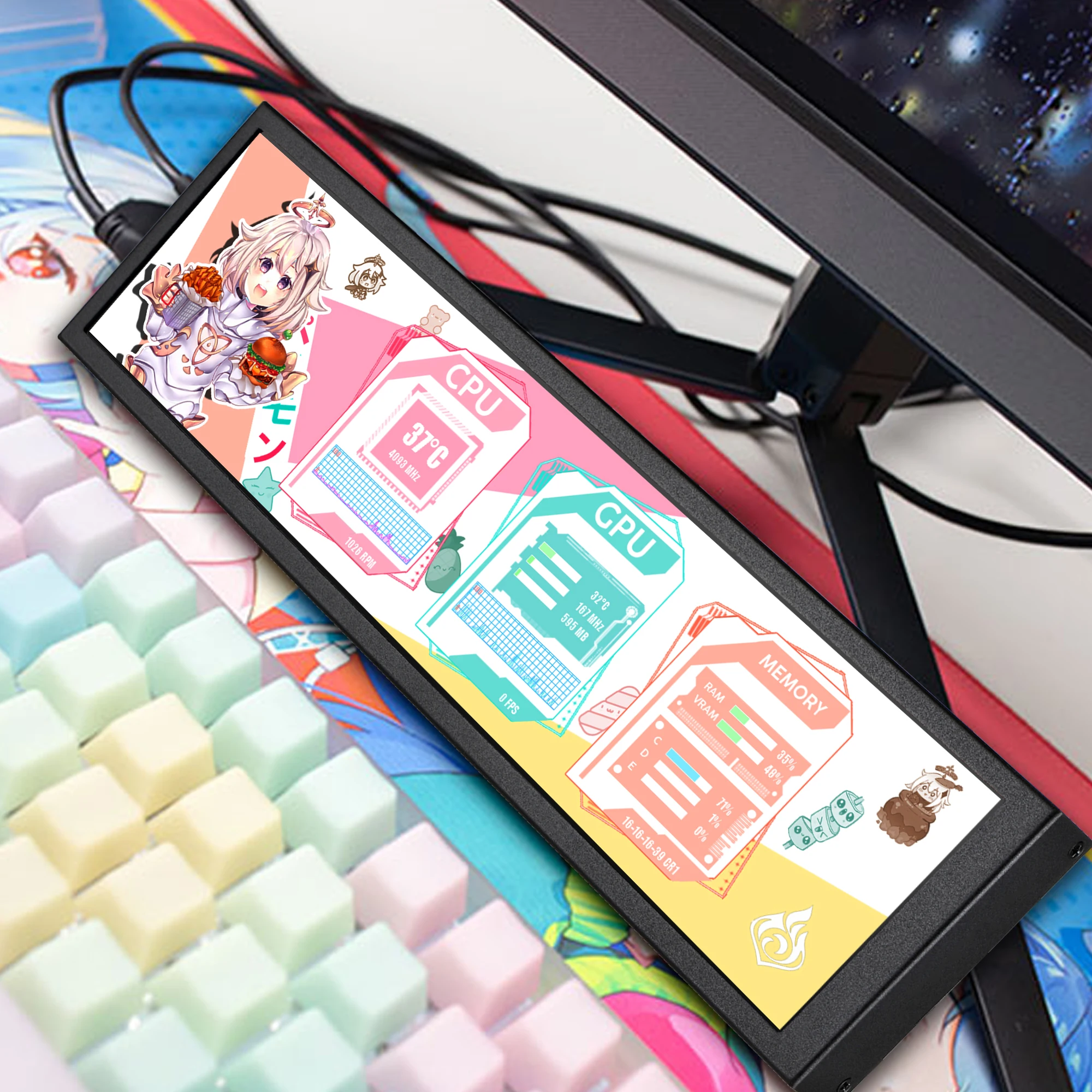 Wisecoco Tela Secundária de Co - Gaming Console Wallpaper avaliação e preço